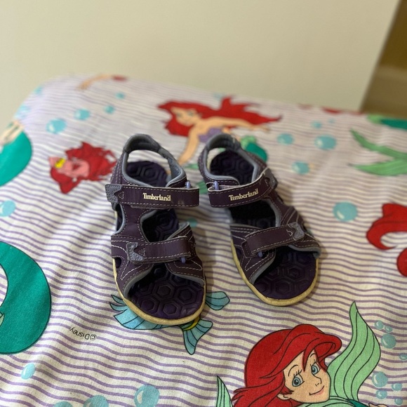 Timberland Purple Kids Shoes with Velcro Straps Size 9US (Toddler Girl) - Picture 2 of 4